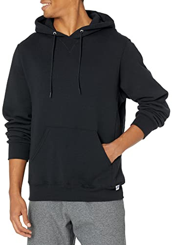 Russell Athletic Men's Dri Power Hooded Pullover Sweatshirt, Black, X-Large