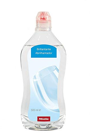 Miele 11772100 GSA RA 503 L Brillantante per Lavastoviglie, Asciugatura Ottimale e Finitura Brillante con Formula di Protezione del Vetro, Flacone in Plastica Riciclata al 100 Percento, 500 ml