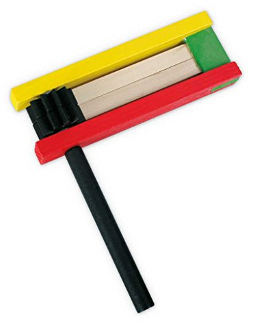 KarnevalsTeufel.de Holzratsche Fan ca. 15 x 16 cm, Deutschland Fanartikel