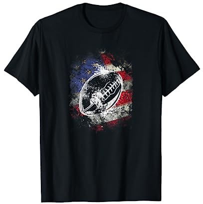 USA American Football | Vintage Rugby Ball Football Trikot T-Shirt