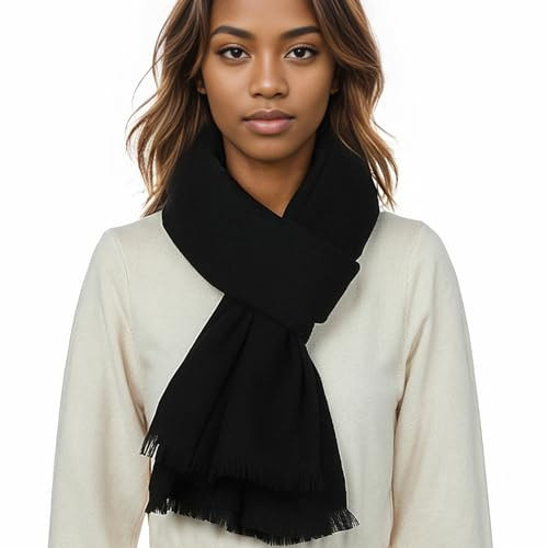 Sciarpa Scialle Donna Invernale Stola Nero Sciarpe Foulard Pashmina Elegante Cerimonia