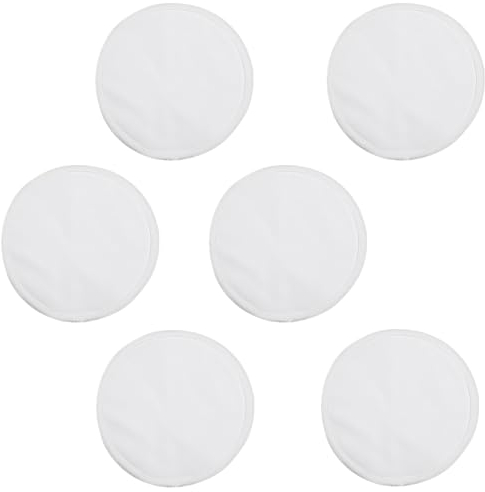 SWYSGS Waschbare Bio Bambus Stilleinlagen (6 Pack) | Wiederverwendbare Brustpolster | Modisch, Saugfähig, Hypoallergisch, Saugstark und Groß
