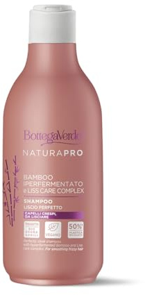 Bottega Verde - Bamboo hyperfermentiert und Liss Care Complex - Shampoo - Perfekt glatt (250 ml) - krauses Haar zum Glätten