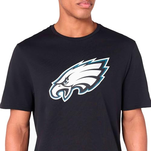 New Era Philadelphia Eagles NFL Team Logo Schwarz T-Shirt - L