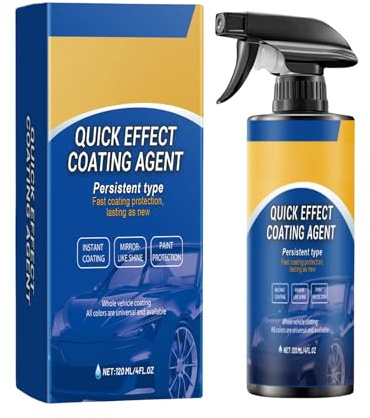 Car Coating Spray - 120ml Automotive Agent for Shine - High-gloss Car Coating Spray for Glass, Rims, Window, Detailing, Motorcycle, Marine, Outdoors, Beginners