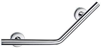 Smedbo fk802 Living Wannengriff Duschgriff Recht/Long/v-Forme Edelstahl Silber 50 x 7,5 x 20 cm