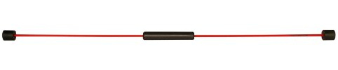 Flexi-Bar Fitnessgerät, rot, 153 cm