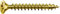 Spax 1081020350123 - Vite universale, testa svasata, taglio a croce, T-STAR plus, 4CUT, filettatura piena, zincato passivato giallo A2L, 1081020350403