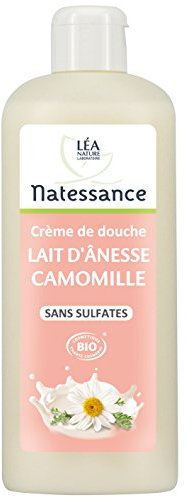 Natessance Hygiène Douche Crème Lait d'Anesse Camomille sans Sulfates Bio 500 ml
