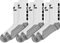 Erima 3-Pack Classic 5-C Socken WeissSchwarz, 31-34 Herren