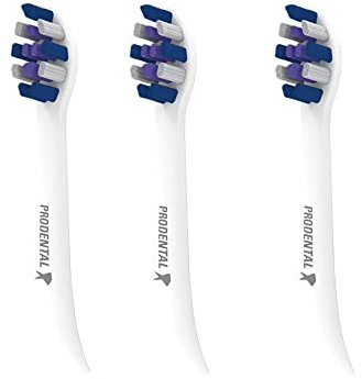 Prodental Philips Sonicare kompatibel mit Gum Action Sonic Ersatzbürsten, 3 Stück