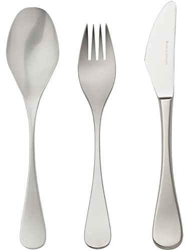 Robbe & Berking Scandia 3 pcs. Couverts à Menu (Acier Inoxydable 18/8 - brossé Mat)