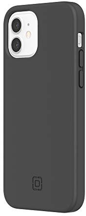 Incipio Organicore Case Compatible with iPhone 12/12 Pro (6.1 Inches) [Compostable & Plant-Based Materials] I 2.4 m Drop Resistant I Qi Compatible Cover I Shockproof Mobile Phone Case Black