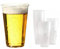 Earth and Wear Heavy Duty Half Pint Glass 300ml CE Marked - Strong and Sturdy Plastic Cups for Parties - Pack of 100