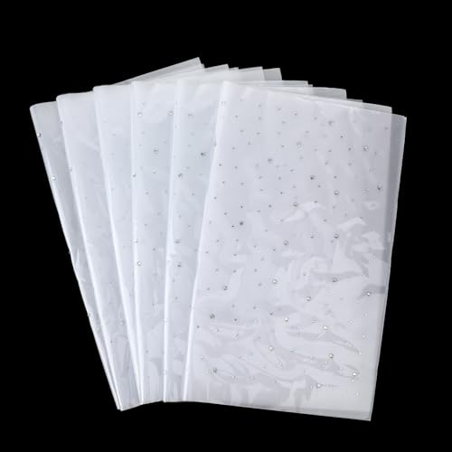 6 hojas de diamantes de imitación termoadhesivos para ropa, transferencias de cristal, calcomanías de diamantes de imitación termoadhesivos con purpurina, parches de diamantes de imitación redondos