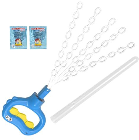 Kuxiptin 5-Klauen-Blasenstab-Spielzeug, Lächeln-Gesichts-Blasenstab-Spielzeug | Manueller Seifenblasenstab mit 5 Klauen,Blower Bubbles Bubble Stick für Garten, Sommer-Partyspiel im Freien