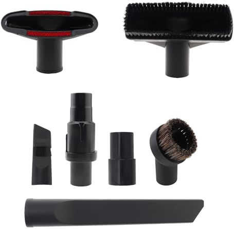 Vacuum Cleaner Attachment 7PC, Household Cleaning Vacuum Accessories Compatible with Shark Navigator Lift-Away NV360 NV352 NV356E HV301 HV322 Series, Floor Brush Dust Brushes & Vacuum Hose Adapter