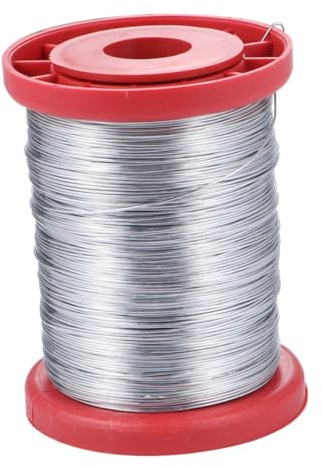 UPKOCH Fil de Fer pour Apiculture Extérieure, Rouleau pour Cadres de Ruche, Fil Métallique Robuste et Solide, Outil Indispensable pour Fourniture Apicole, Bobine Couleur Aléatoire