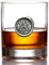 English Pewter Company – Vaso Old Fashioned de cristal con monograma de inicial, 325 ml, personalizable