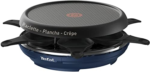 Tefal Neo Deco 6 RE12A4 6 Personne(s) 850W Noir, Bleu Raclette Electrique (850 W, 310 mm, 310 mm, 131,5 mm, 2 kg, 353 mm)