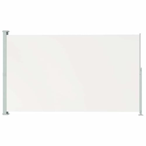 vidaXL Seitenmarkise für Terrasse, Rasen, Garten, Sonnendach, Windschutz, 200 x 300 cm, Creme