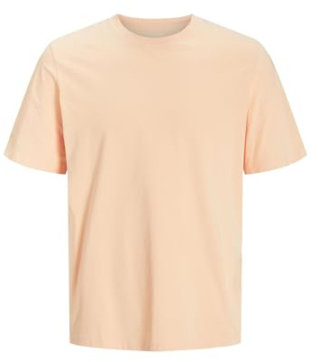 JACK & JONES Jjeorganic Basic Tee SS O-Neck Noos T-shirt herr, Peach Parfait, M