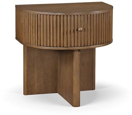 Meridian Furniture Cortland Brown Acacia Veneer and Solid Wood Night Stand