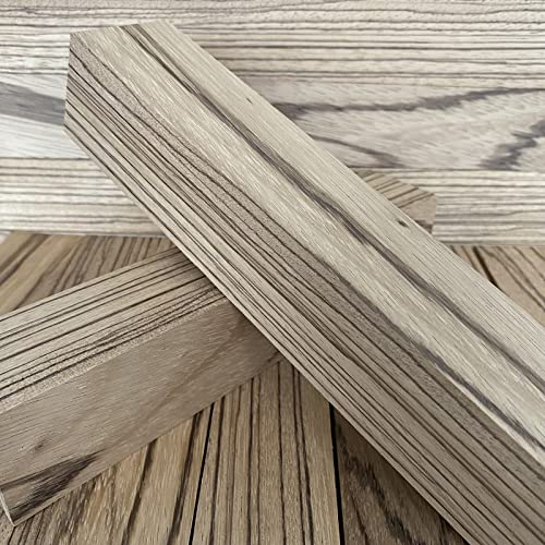 ECI Zebrano Edelholz Kantel 40 x 40 mm Drechsel-Holz Ton Klang Schnitz Holz Zingana