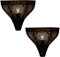 Marrakesch Orient & Mediterran Interior 2er Set Orientalische Wandlampe Wandleuchte Wanddeko Yaniv Schwarz