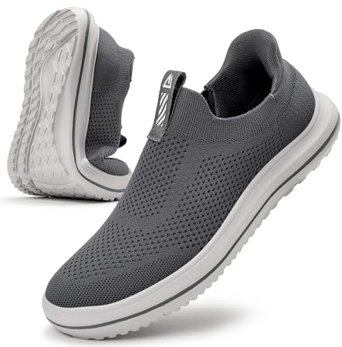 MrToNo Slip On Sneaker Zapatillas Slip on para Hombre Zapatillas Running Manos Libres Zapatillas Running Outdoor Ligeras y Transpirables Zapatillas Running Carretera ocio-SHENHUI-42