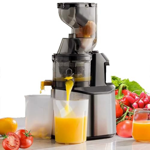 Juicer maskiner, Whole Slow Juicer Extractor Orange Citrus Juicer Machine,350W Centrifugal Juicer Extractor med Wide Mouth 3.15 ”matningsrännan