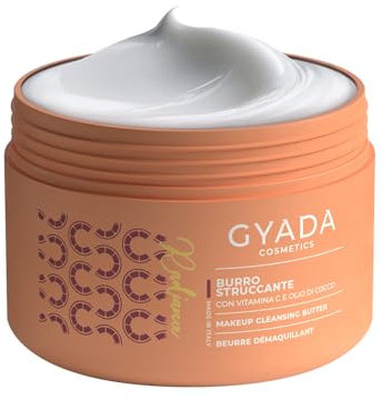 GYADA COSMETICS, Radiance Burro Struccante, Nuova Formula, Rimuove anche il Make-up Waterproof, Non Unge, Texture fondente, Con Vitamina C e Olio di Cocco, 200 ml