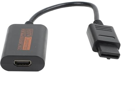 Cable convertidor adaptador 1080P para Nintendo 64 para sistemas retro Gamecube compatible con audio digital y video y flexibilidad en modo de visualización