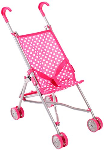 Puppenbuggy Funny, Puppenwagen, Mini-Buggy, 3 Jahre to 7 Jahre, Dots Pink