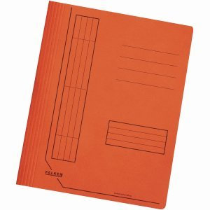 Falken 100 x Schnellhefter A4 Manila-RC-Karton 240g/qm intensivfarben orange