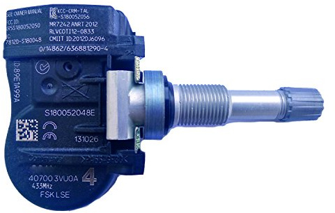 VDO S180052048Z Reifendruck-Kontrollsystem Radsensor RDKS Kompatibel mit RENAULT Kadjar HA, HL 407003VU0A