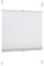 Rapid Teck® Klemm Plissee 45cm x 130cm Weiß Blickdicht Faltrollo Jalousie Rollo ohne Bohren Klemmrollo Fertigplissee