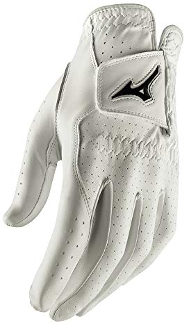Mizuno Herren 2020 Tour Golf Glove Golfhandschuh, weiß/schwarz, Small