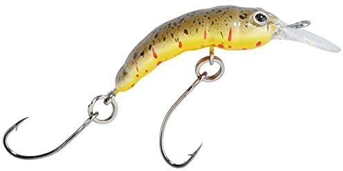Balzer Trout Attack Forellenwobbler Hectic Maggot 3cm 1,3g sinkend, Farbe:Pellet