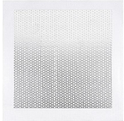 sourcing map Aluminium Wand Pflaster 9,8x9,8 Selbstklebend Glasfasernetz verzinkter Platte