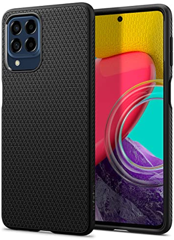 Spigen Liquid Air Hülle Kompatibel mit Samsung Galaxy M53 5G -Schwarz