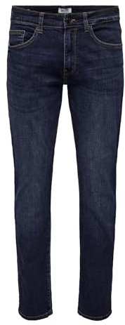 ONLY & SONS Male Slim Fit Jeans ONSWEFT Mittlere Taille Normal geschnitten Jeans