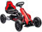 HOMCOM 12V Electric Go Kart for Kids, Ride-On Racing Go Kart with Forward Reversing, Rechargeable Battery, 2 Speeds, for Boys Girls Aged 3-8 Years Old - Red
