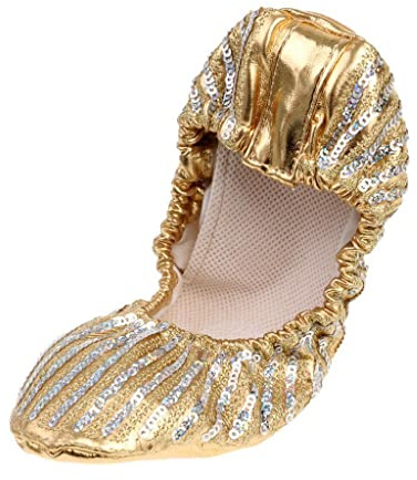 harayaa Balletto Danza del Ventre Scarpe da Ballo ginnastiche Pantofola Morbida, XL
