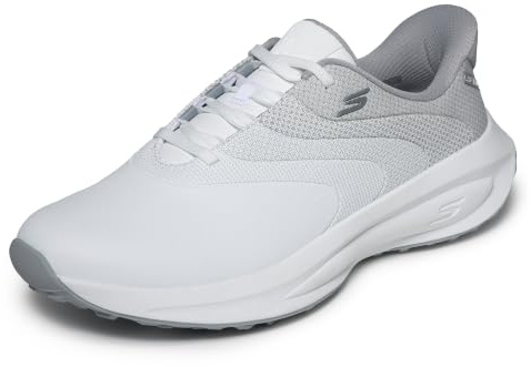 Skechers - Flow SI Slip-Ins, golfsko för män, Vitt, 9