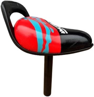 Milageto Sella per Bicicletta per Bambini Sella per Bicicletta Reggisella da 25 mm di Diametro Pratico Cuscino Morbido Accessori per seggiolino per Bici per, Rosso E Nero