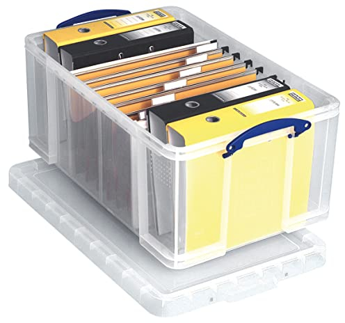 Really Useful 64 Litre Storage Box, Clear