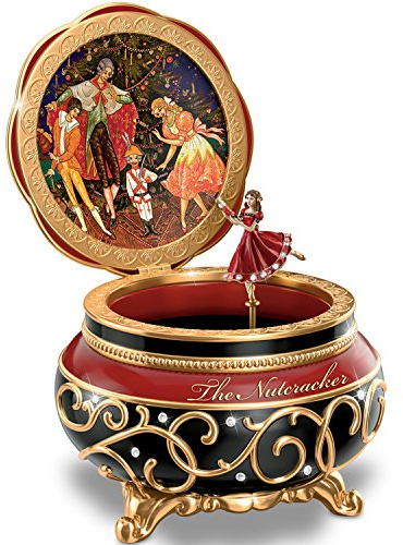Bradford Exchange Clara And The Nutcracker Heirloom Music Box