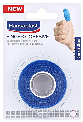 Hansaplast Fingerverband selbsthaftend 2,5 cmx5 m blau,1St