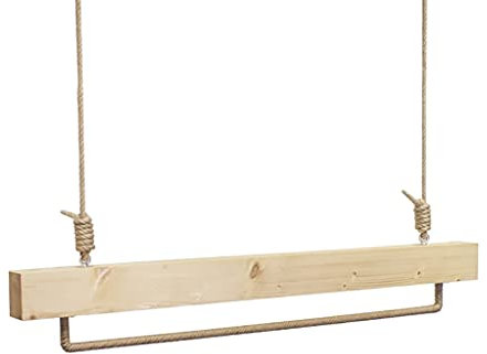 JUNNIU Perchero de Ropa Colgante con Cuerda Perchero de Madera para Colgar en la Pared Perchero de Ropa Industrial para Comercial, Perchero de Chaqueta Vintage (Tamaño : 100cm) Decoration